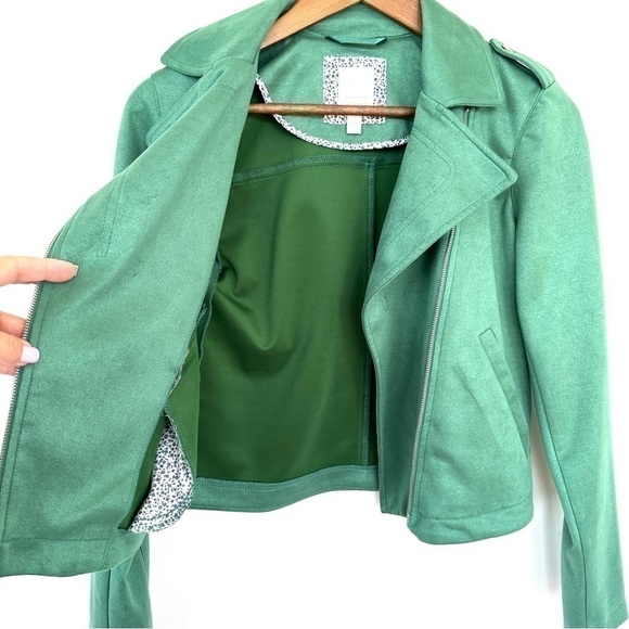 Lauren Conrad Moto jacket in a soft faux suede fabric - Picture 6 of 12